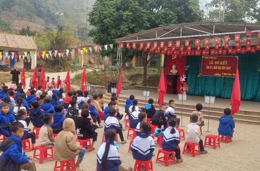  Lễ sơ kết học kỳ I năm học 2024 – 2025 – Điểm trường Nà Kiềng